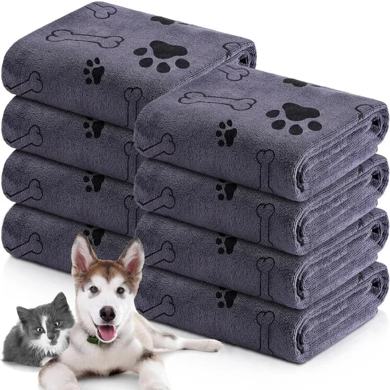 Quick-Dry Microfiber Pet Towel – Soft & Absorbent