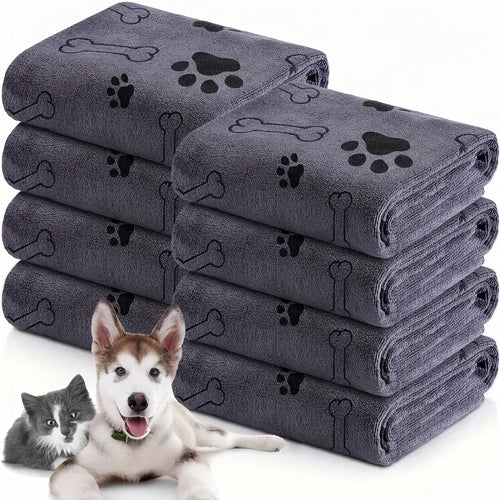 Quick-Dry Microfiber Pet Towel – Soft & Absorbent