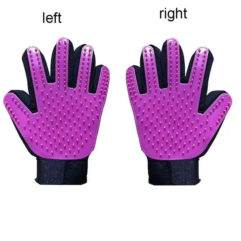Pet Grooming Glove – Deshedding & Massage Brush