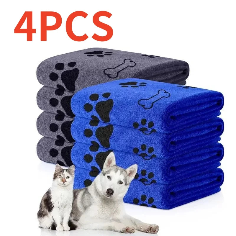 Quick-Dry Microfiber Pet Towel – Soft & Absorbent