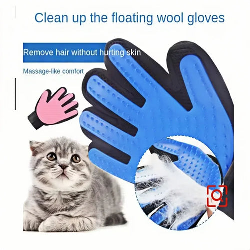 Pet Grooming Glove – Deshedding & Massage Brush