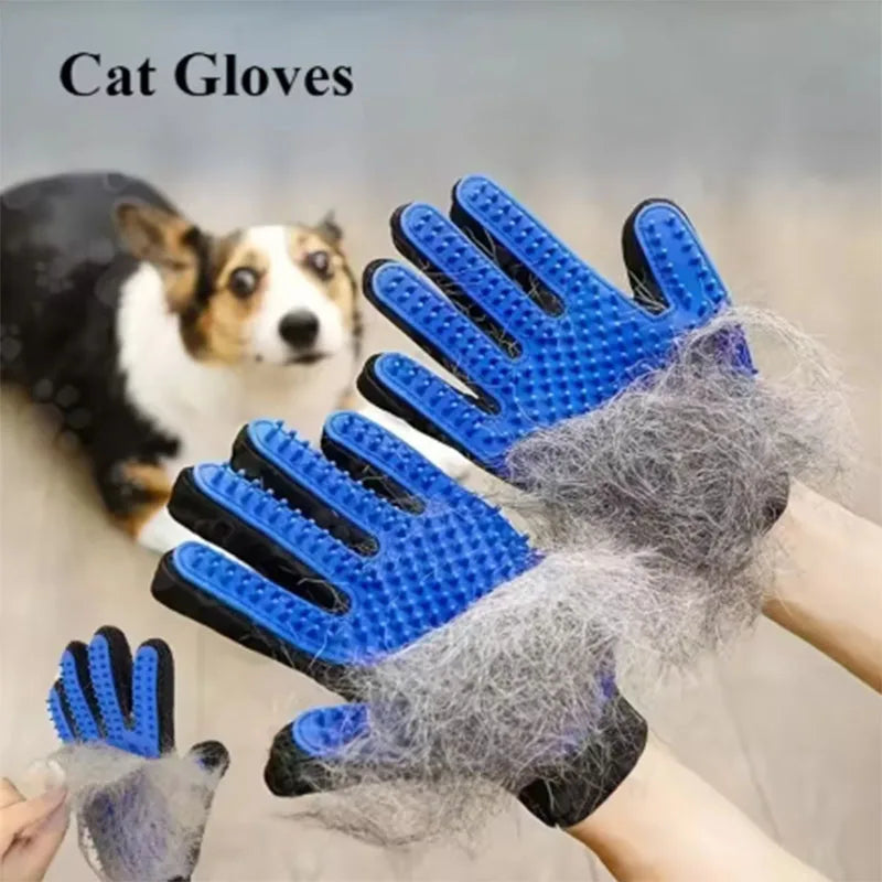 Pet Grooming Glove – Deshedding & Massage Brush