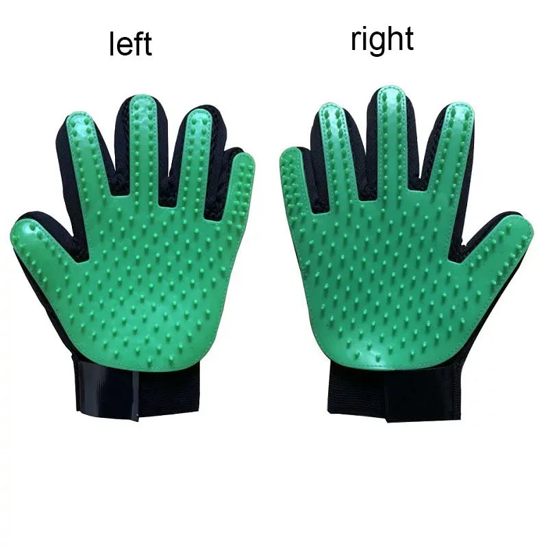 Pet Grooming Glove – Deshedding & Massage Brush